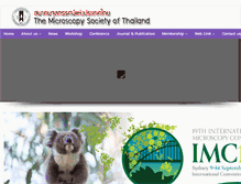 Tablet Screenshot of microscopythailand.org